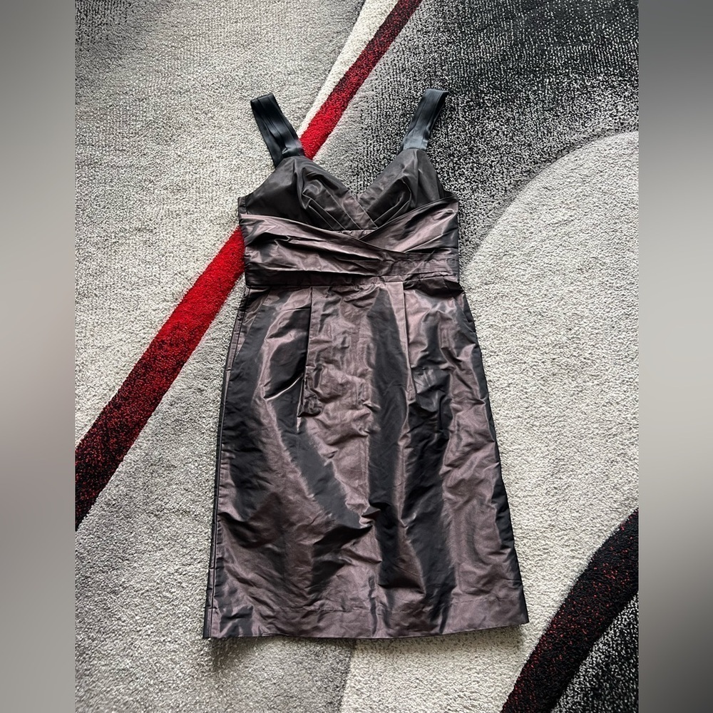 Banana Republic Satin Silk Straps Formal Party Dress